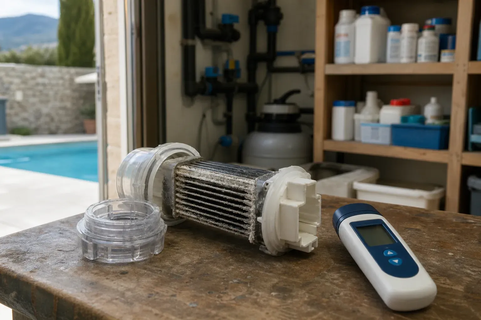 Taux de sel et électrolyseur : mesurer, corriger, dépanner