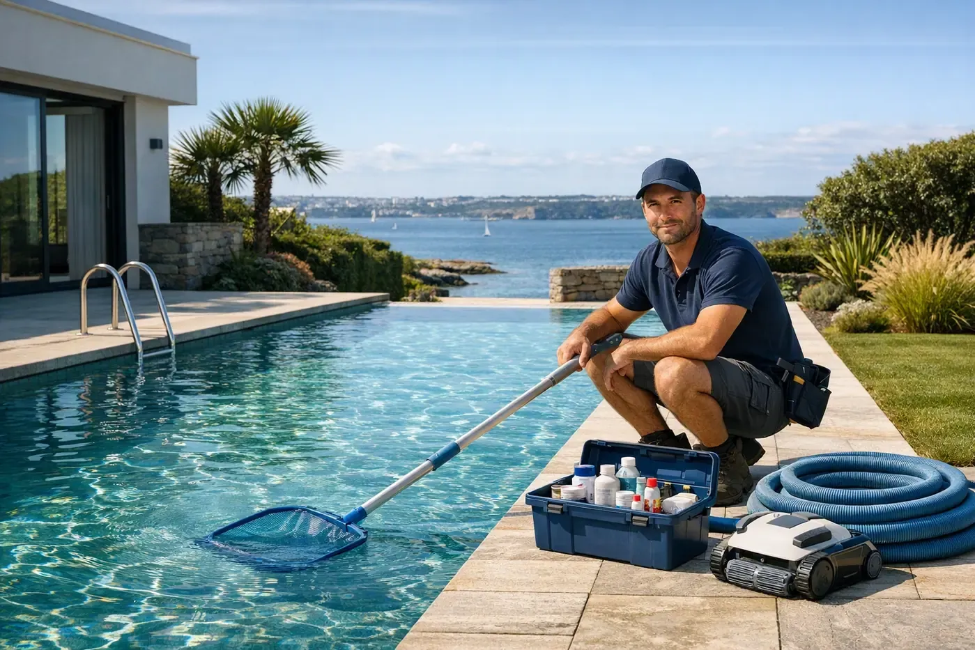 Pisciniste à Brest : 11 entreprises d’entretien de piscine