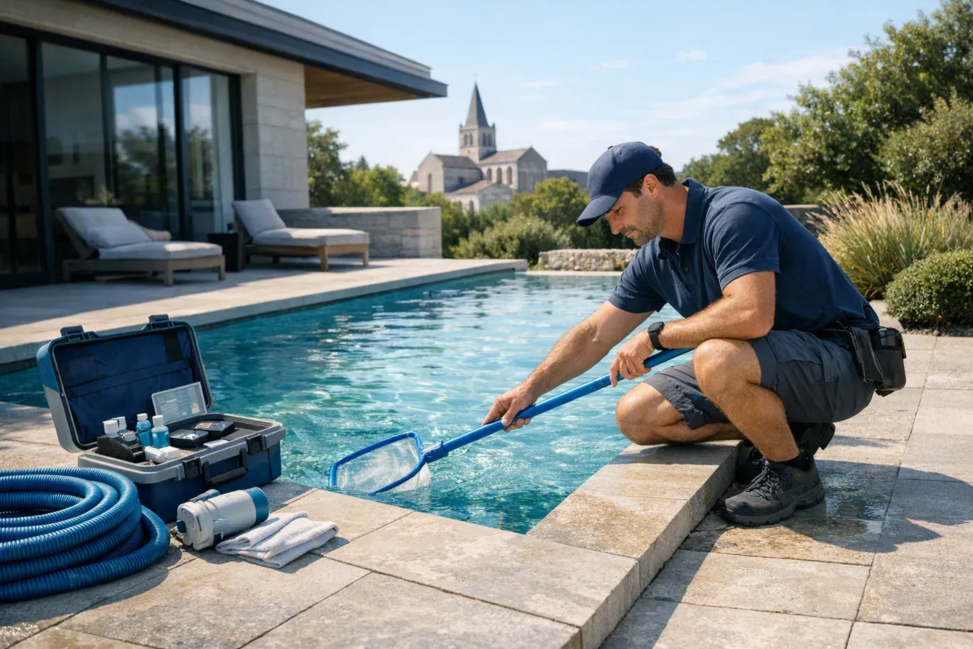 Pisciniste à Poitiers : 32 entreprises d’entretien de piscine
