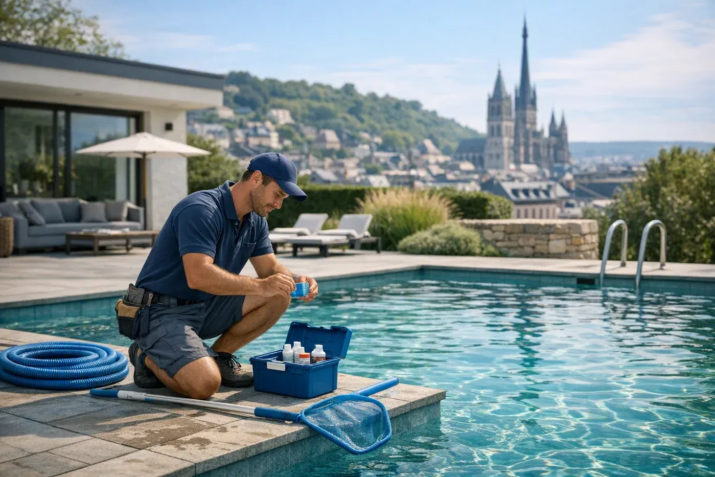 Pisciniste à Rouen : 11 entreprises d’entretien de piscine